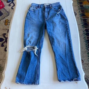 Abercrombie & Fitch Ultra High Rise Kick Flare Jean